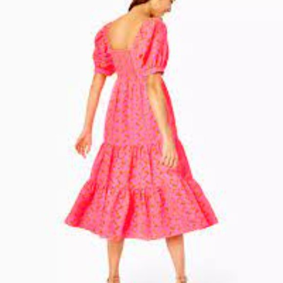 Kina Babydoll Eyelet Midi - Picture 5 of 7